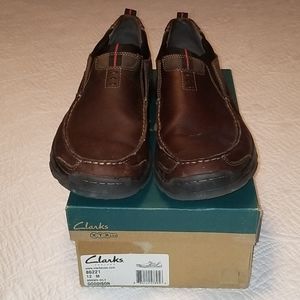 Brown Oily Goodison Clark XTR light loafers